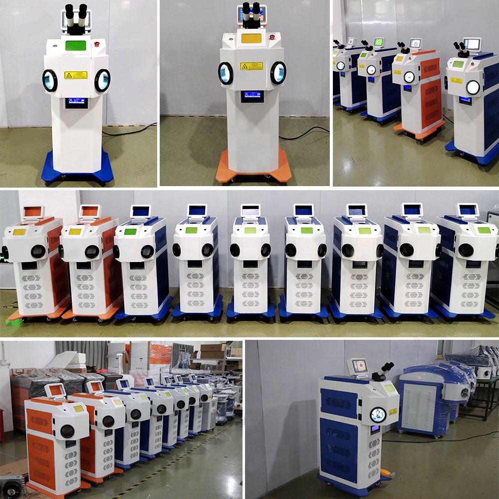 Direct Jewelry Laser Welding Machine with Fiber Yag Laser Source 200W/300W Gold and Max Laser Core Components