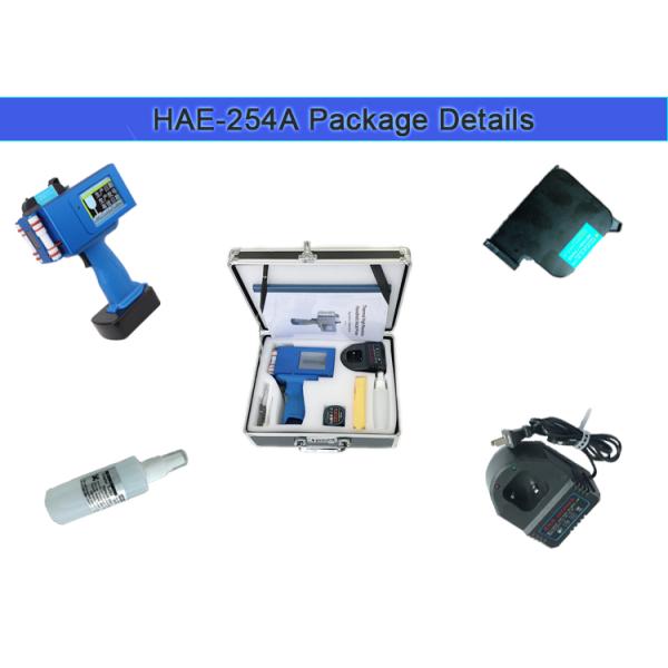 Lot Code Thermal Inkjet Printer Handheld Inkjet Coder with 3.5 inch Touch LED Display