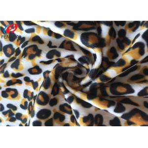 China Upholstery Material Printed Polyester Velvet Fabric Soft Plush Velboa Fabric wholesale
