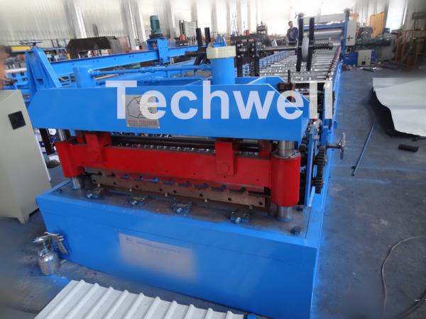 Quality Welded Wall Plate Forming Structure Roof Roll Forming Machine 0-15m / Min Forming Speed for sale