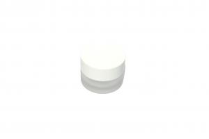 China 5ml Frosted Glass Cosmetic Jars with Screw Cap wholesale