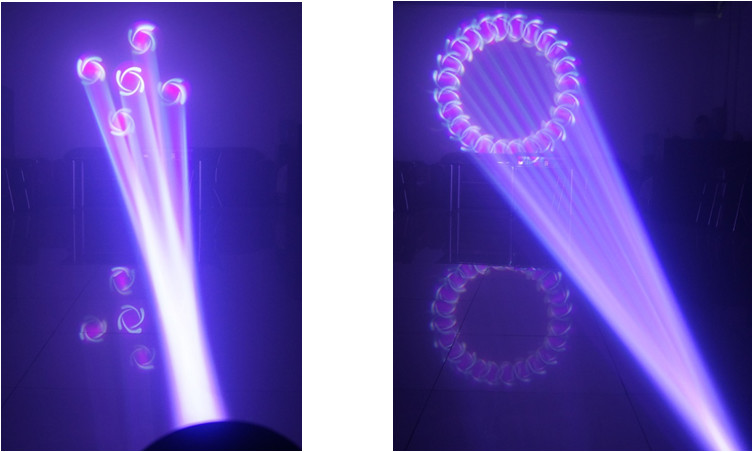 Touch Display Beam Moving Head Light With Gobo Shaking And Arbitrary Position
