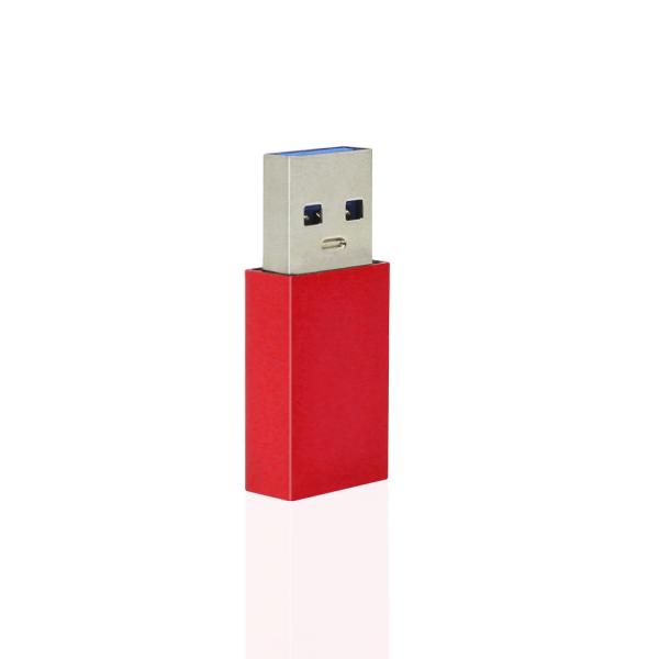 Quality red Eco Friendly Wheat Straw USB Defender Data Blocker for sale