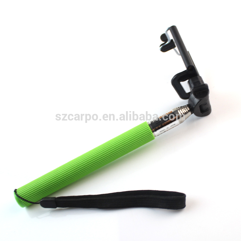 New Gift bluetooth shutter handheld monopod selfie stick for IOS and Android phone