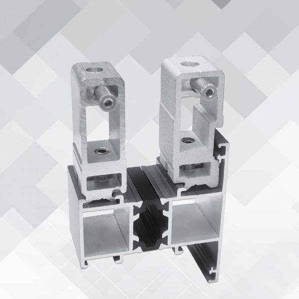 Quality Customized Glueable Aluminium Hardware Corner Connector For Doors And Windows for sale