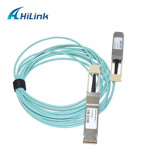 100G QSFP28 16ft AOC Active Optical Cable Four Channel Full Duplex 5M Cable Length