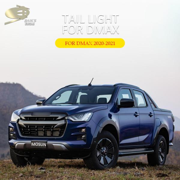 2/Pcs ABS Bright LED Tail Light For Isuzu D-Max 2020 2021