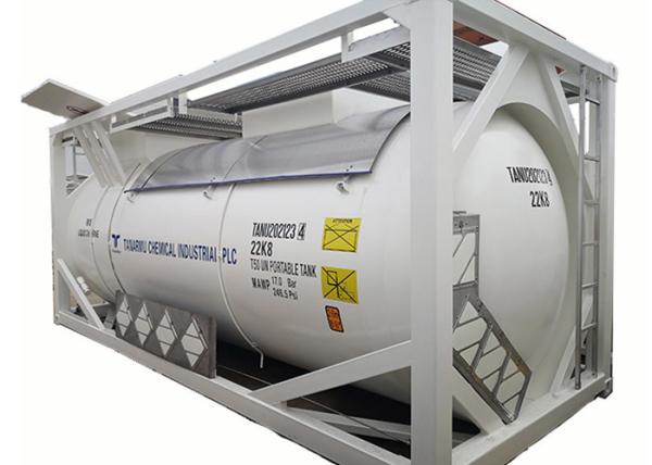 Quality ASME T50 ISO Tank Container LR Liquid Chlorine Storage Tanks for sale