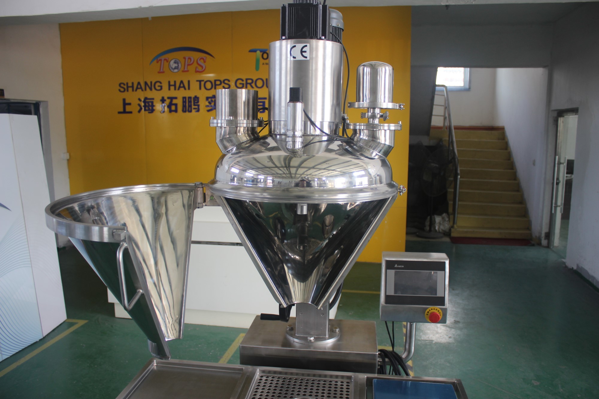 Food Grade Semi Automatic Auger Filling Machine 25L Split Hopper Volume