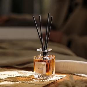 China Elegant Aroma Reed Diffuser Set Perfume For Bedroom Fragrance Home Use Compact Air Freshener on sale