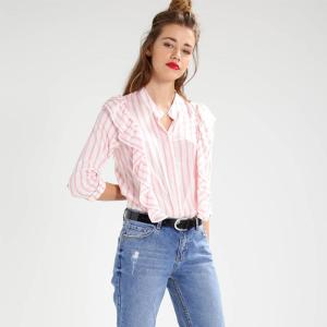China Fashion Stripe Blouses For Ladies wholesale