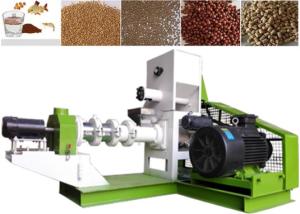 China Dog Cat Fish Feed Processing Line Floating Type Fish Feed Extruder Machine on sale