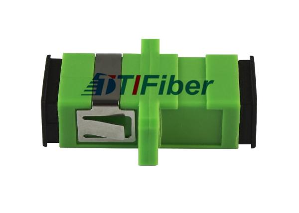Quality Telecommunication Simplex Singlemode SC/APC Fiber Optic Adapter / Coupler for sale