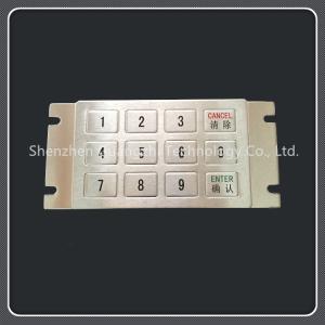 China Digital Printing Telephone Number Keypad , 3x4 Bank Machine Keyboard wholesale
