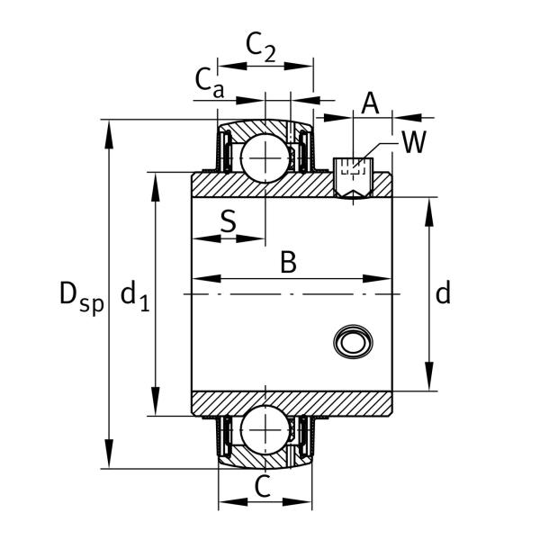ODM Stainless Steel UC206 Radial Pillow Block Ball Bearing 1.75