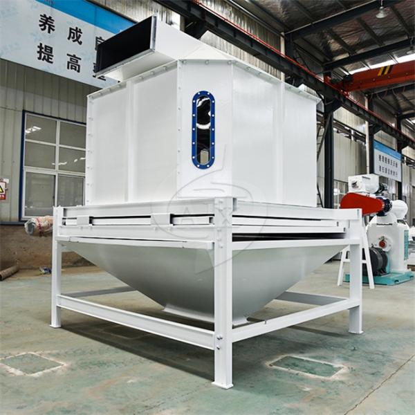 Professional Counterflow Feed Pellet Cooler For Cooling Various Granular Materials