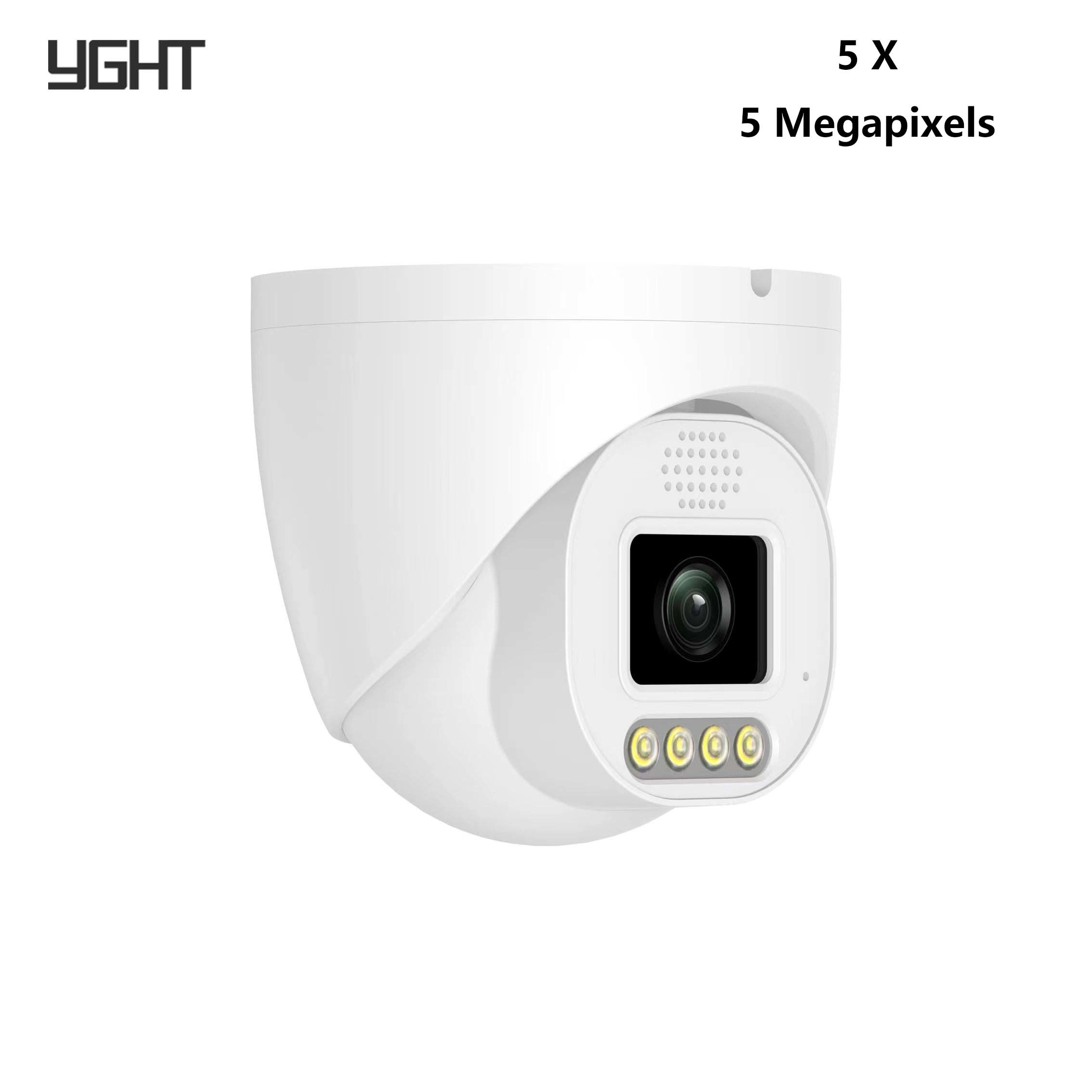 CMOS Full Color Night Vision PTZ CCTV Camera Systems 30x zoom 5MP 2.8-12mm Lens