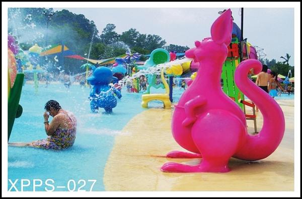 Quality Kangaroo Water Sprayground Aqua Play, Water Playground Spray Equipment Customized for sale