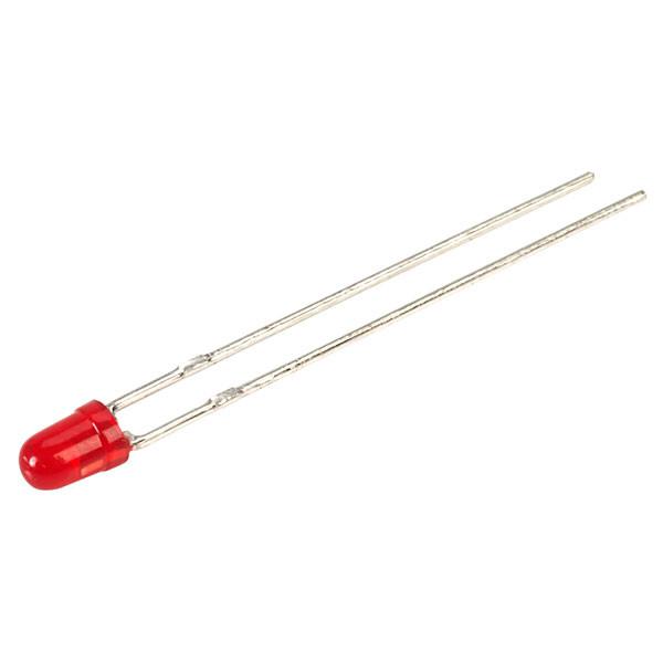 Quality Round Type Passive Electronic Components Diffused LED Through Hole 620-630nm for sale