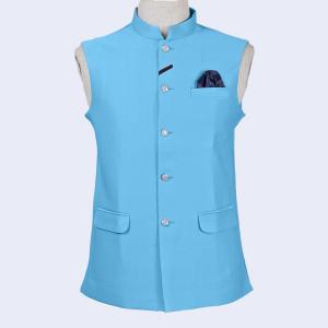 China Terry Rayon Custom Tuxedo Suit Mens Stand Collar Waistcoat wholesale