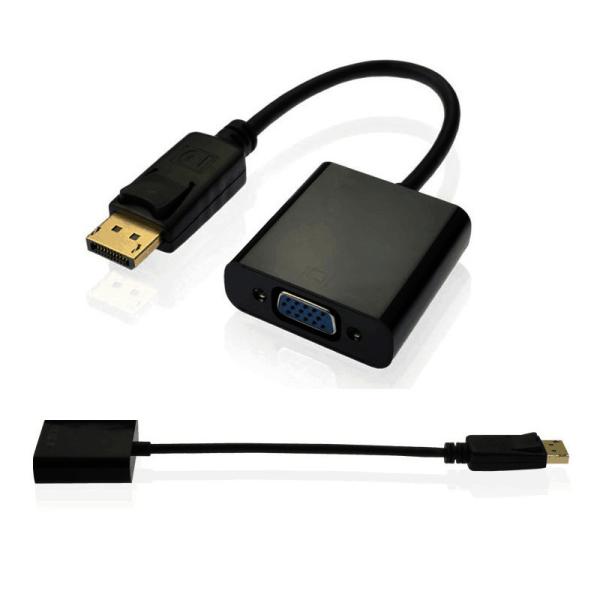 Quality DP To VGA Conversion Cable Notebook Projector Dispalyport To VGA Adapter for sale