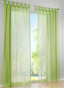 Solid Pattern Custom Window Curtains Light Green For Living Room Decoration