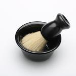 Custom Men Hair Whisker Brush Metal Stand Razor Holder Barber Beard Brush