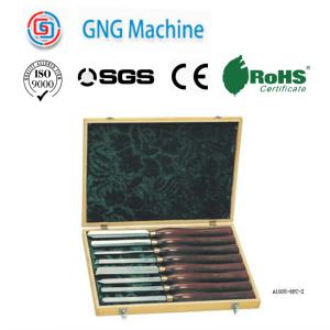 China V Shaped Wood Lathe Tool Sets Wooden Handle Wood Carving Chisel Set wholesale