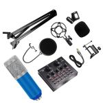 2.5m 1200mah Audio Technica Sound Card , Mixer V8 Audio Usb Live Sound Card