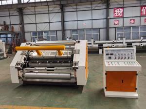 Cardboard Carton Box Making 1400mm Single Face Paper Corrugation Machine 100m/Min