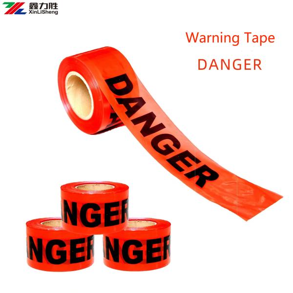 PE Plastic Barrier Tape Roll Danger Tape For Construction And Law Enforcement