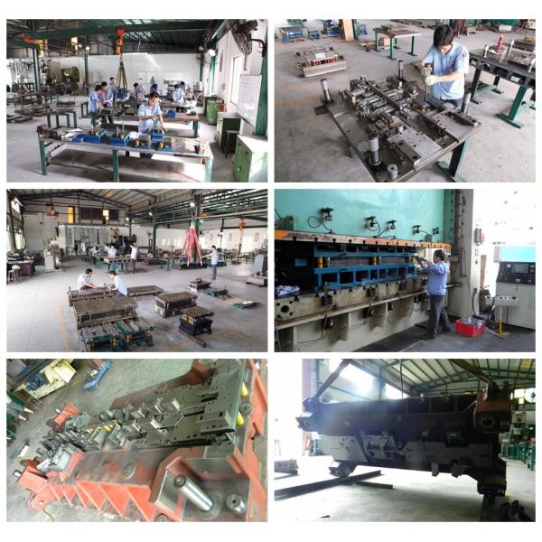 Precision metal stamping parts for office appliance frame, material SECC thickness 1.2mm