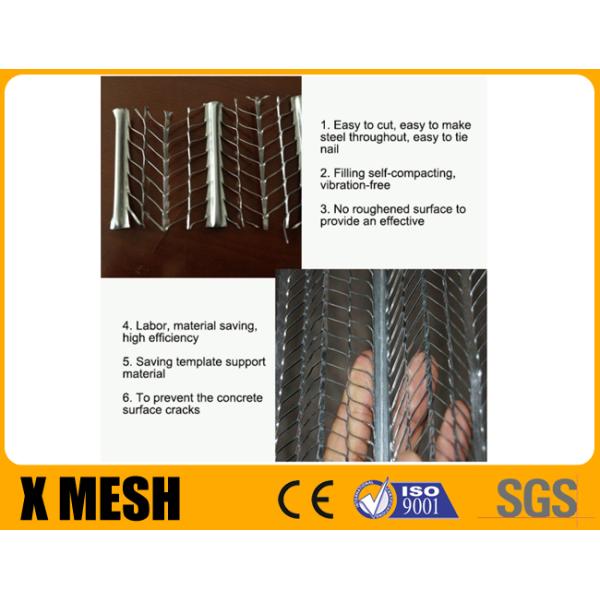 Building Materials Construction Wire Mesh Metal Rib Lath With ASTM A653 Standard