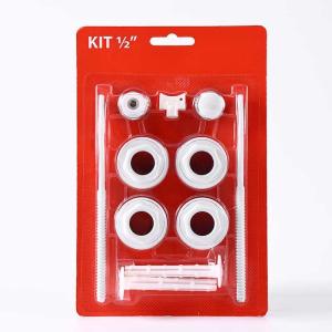 China Apartment Custom Radiator Kit 1/2&quot; 11 Elements Aluminum Radiator Mounting Kit wholesale