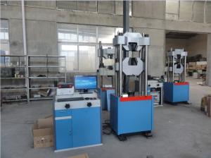 China Computerized Electro Servo Hydraulic Testing Machine 0.01mm Displacement Resolution wholesale
