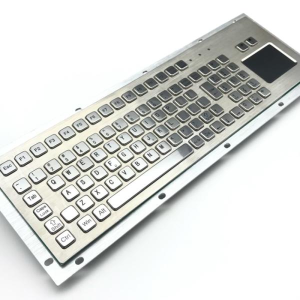 IP65 / IK07 SUS304 Industrial Dust Proof Keyboard Over 2million Key Life Cycle