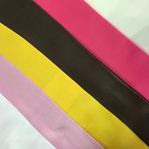 China Solid Color 190T Taffeta Polyester Dyed Fabric Plain Style With Custom Design wholesale