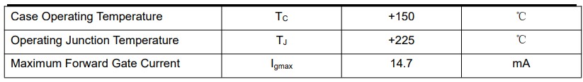 60W High Gain Wide Bandwidth Capability Frequency up to 4000MHz YP10401560T