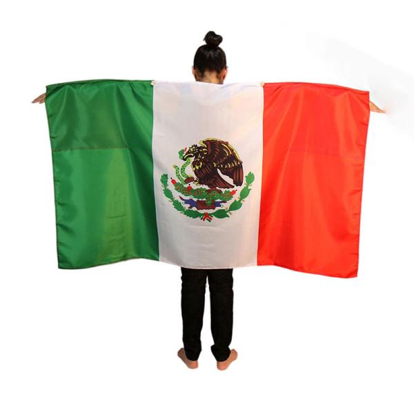 ODM Eco Friendly 90x150cm Flag As A Cape 100% Polyester