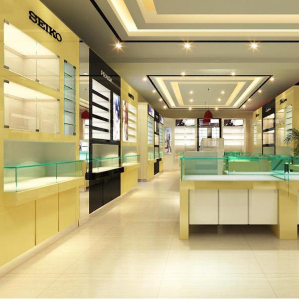 Fashionable Acrylic Display Showcase Luxury Multi Layer Design With Led Light