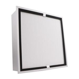 China Semiconductor Laboratory Medical Food Liquid Tank HEPA Air Filter Aluminum Frame With Anti Static Spray Paint Guard wholesale