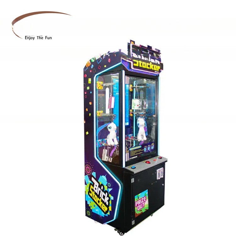 1 Person Brick Stacker Prize Game Machine Vending Game Machine