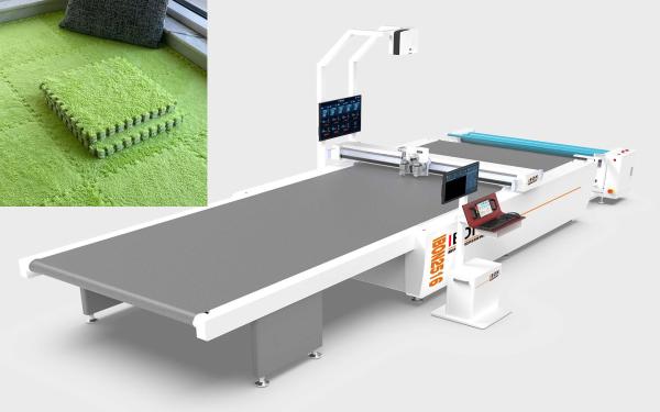 Quality CE certificate IBON1650 Upholstery Cutting Machine 10KW Auto Fabric Cutting Machine for sale
