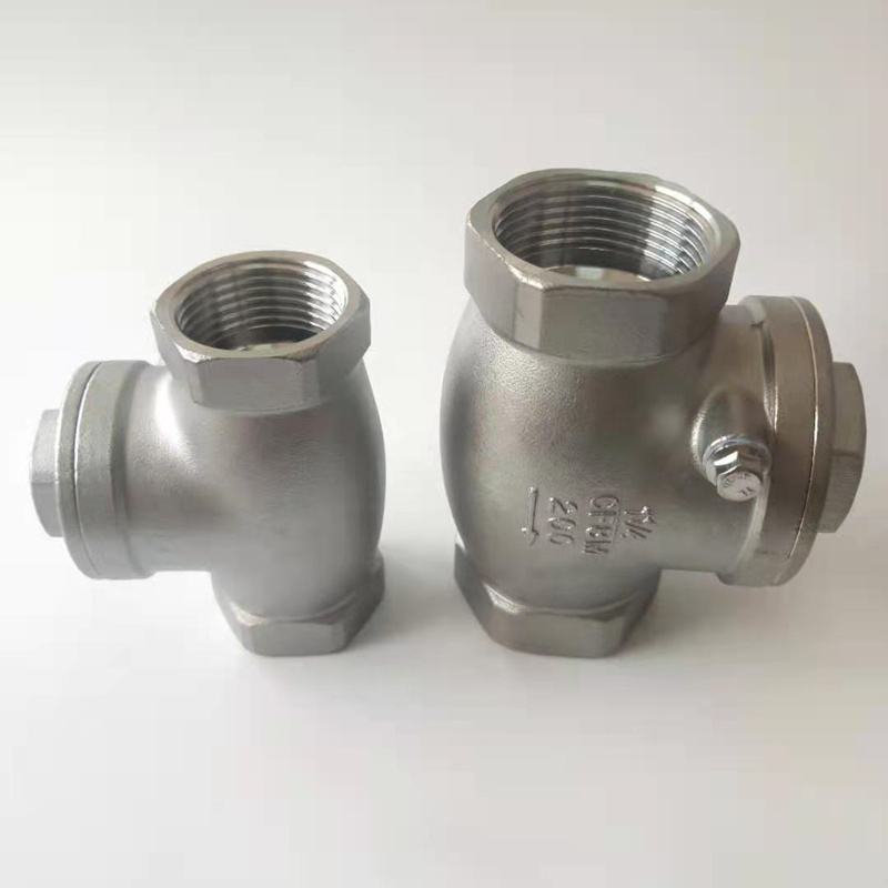 316L Pn16 16bar Swing Check Valve for Fuel Line