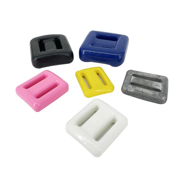 Rubber coating lead for diving