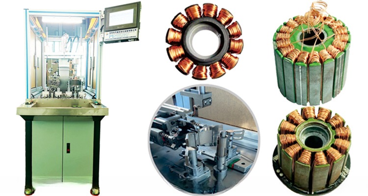 Max800rpm Speed 4-axis Control Flying Fork CNC Winding Machine for Magneto Stator Coil 2T