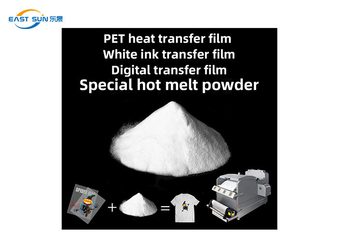 DTF Bonding Powder Properties For T Shirt Heat Transfer Printing