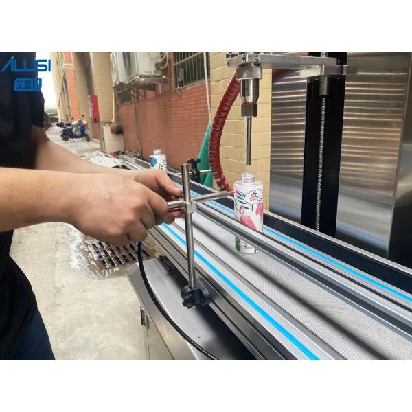Cosmetic Cream Paste Water Bottle Filling Machine With Automatic Rotor Pump 2000bph
