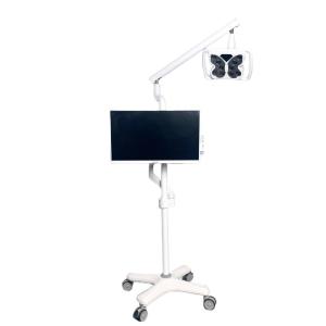 4 Universal Wheels Cold Light Teeth Whitening System Butterfly Shape Teeth Bleaching Equipment