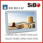 7" Wall Mount Building Automation Android OS Tablet With POE RS232 LED Light